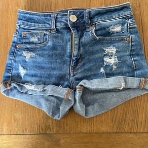 Ripped Jean shorts
